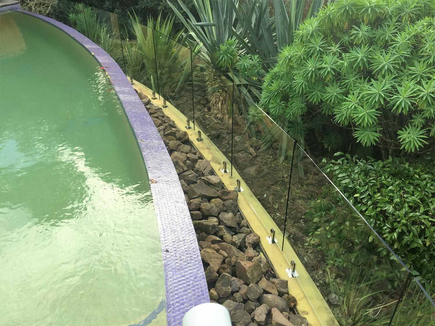 A Pool with Glass Balustrades — South Coast Glass In South Nowra, NSW