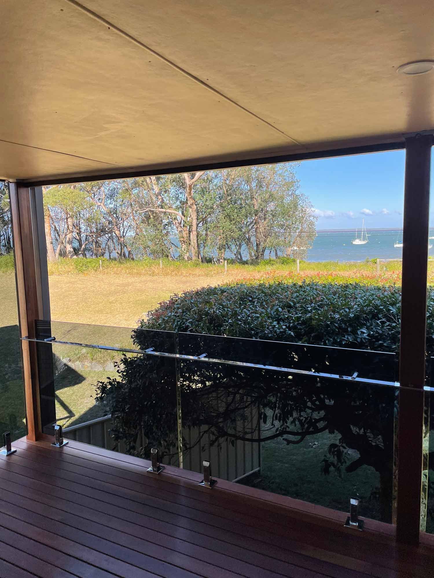 Balustrades in a Terrace with a Sea View — South Coast Glass In South Nowra, NSW