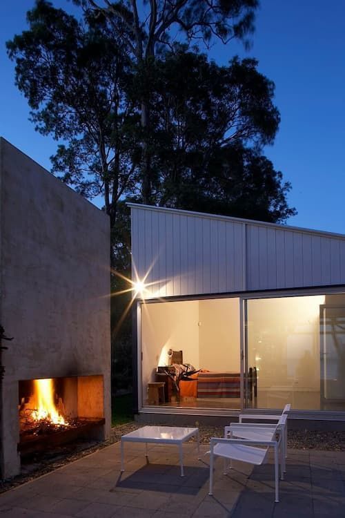 A House With A Fireplace And A Sliding Glass Door — South Coast Glass In South Nowra, NSW