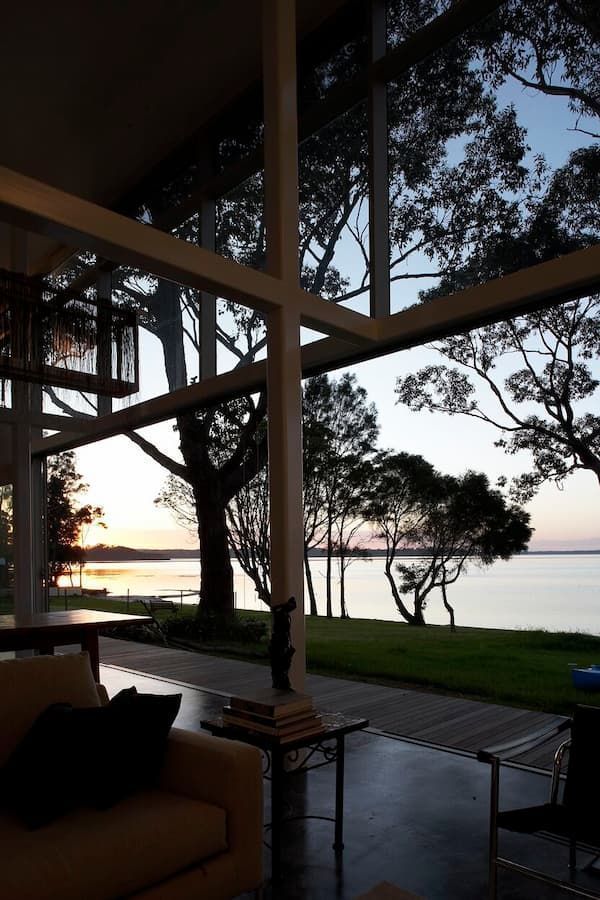 A Living Room With A View Of A Body Of Water — South Coast Glass In South Nowra, NSW