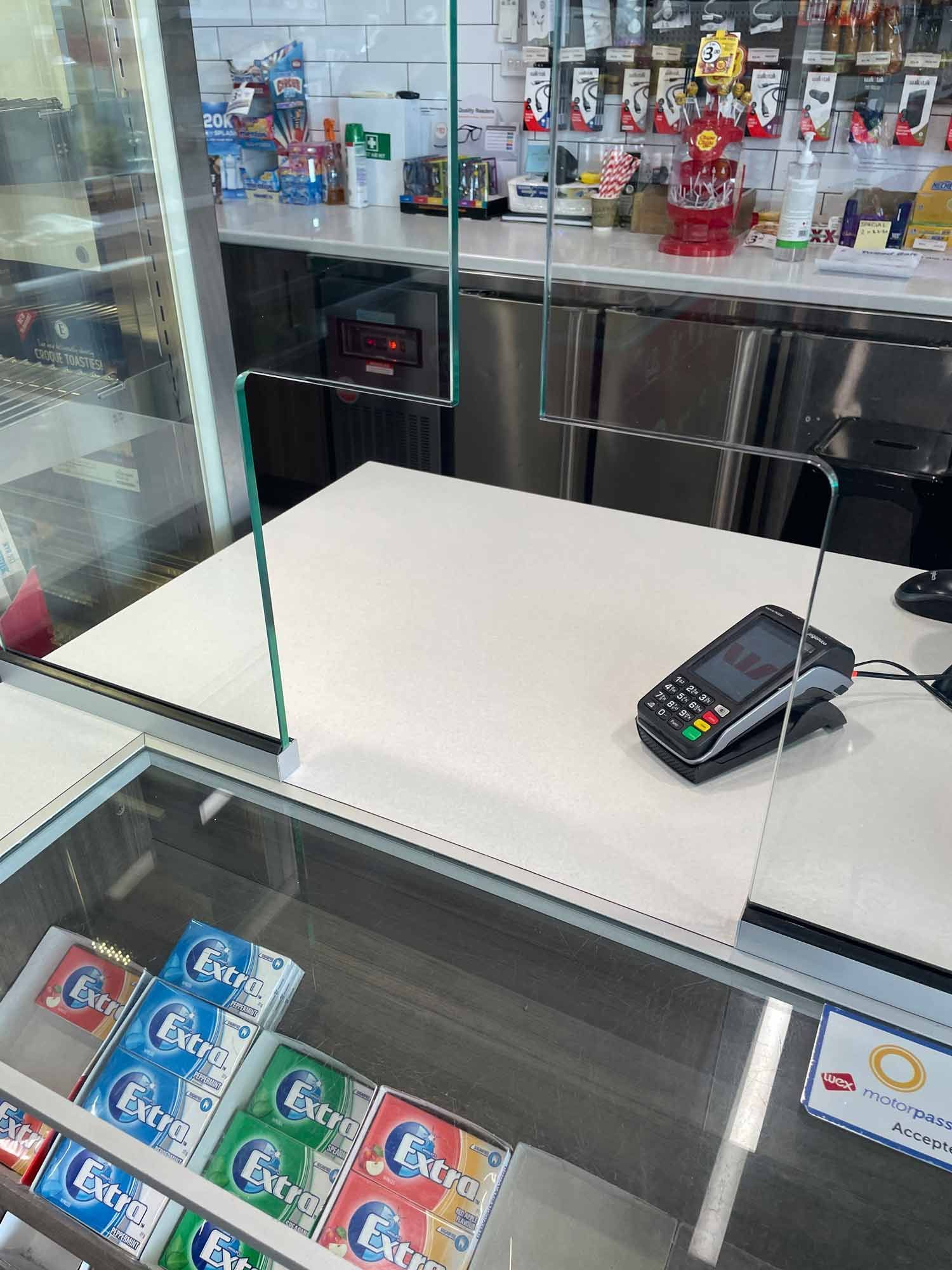 A Counter with a Perfect Cut Glass Partition — South Coast Glass In South Nowra, NSW