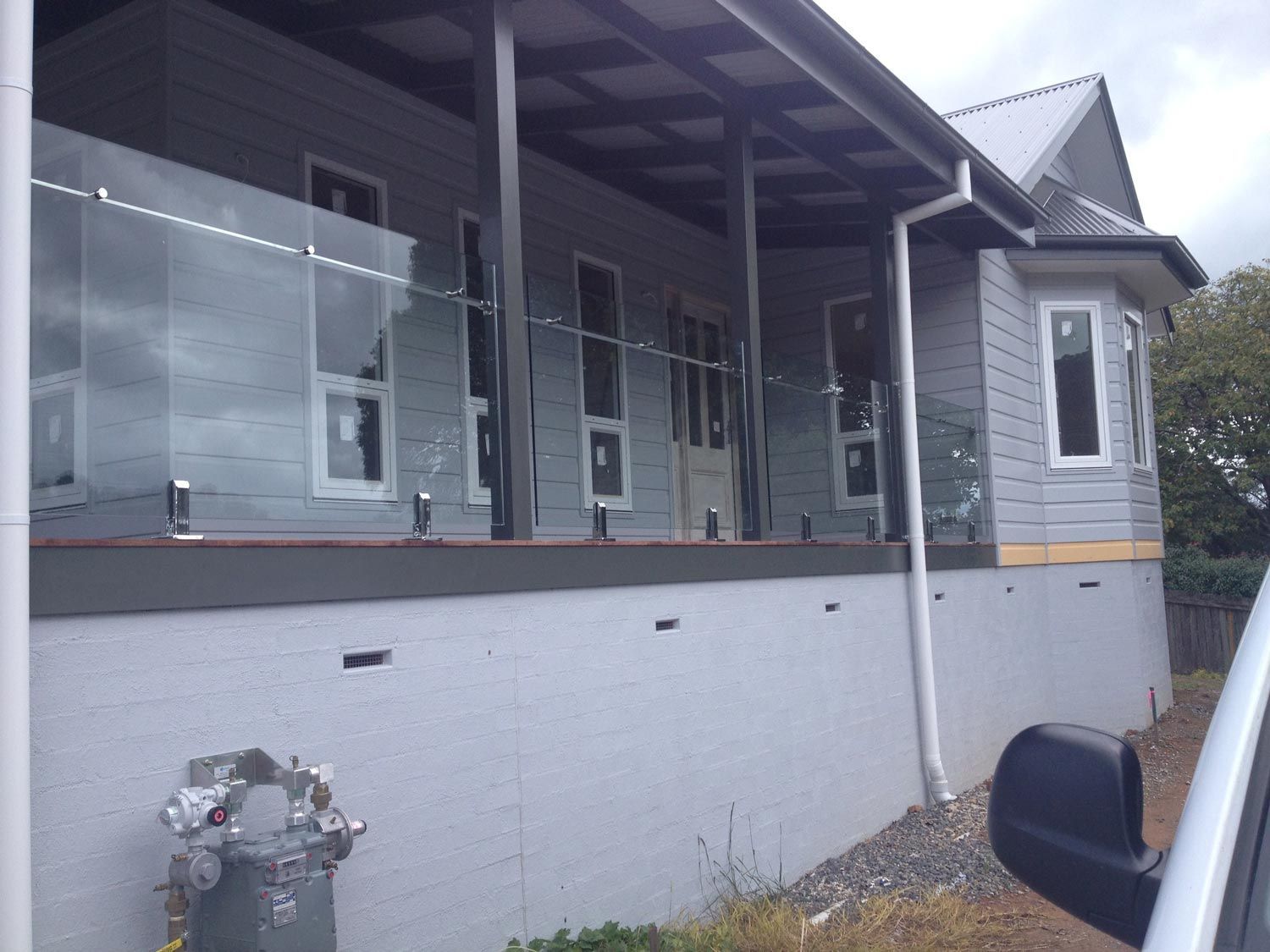 Balustrades in a Granny Flat — South Coast Glass In South Nowra, NSW