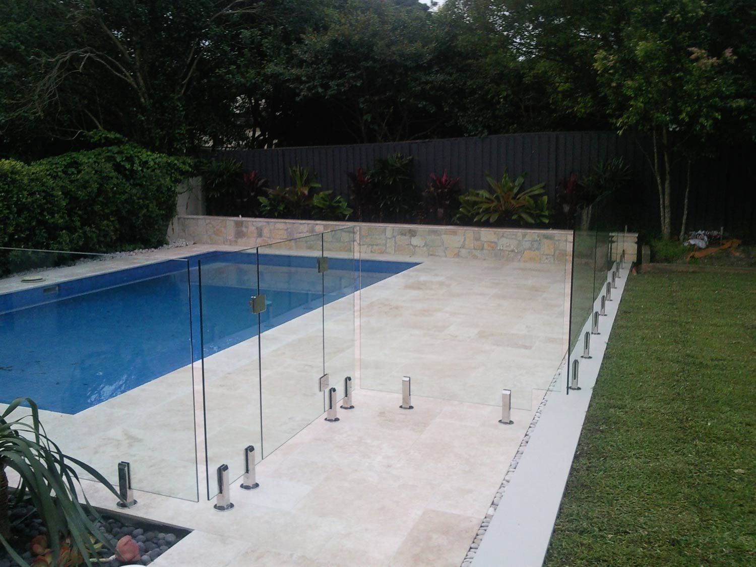 A Clean and Modern Pool with Fencing — South Coast Glass In South Nowra, NSW