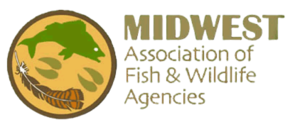 Return to Home Logo for Midwest Association of Fish & Wildlife Agencies with green fish and duck in a brown circle