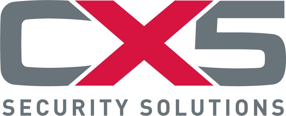 The logo for CX5, a trusted brand utilized by The Lock Hut, a commercial & residential locksmith in Hamilton & Burlington area.