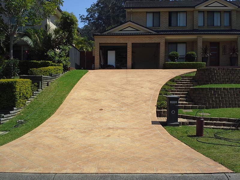 A Driveway Leading to a House With a Mailbox on the Side — All Clean Pressure Cleaning in Valentine, NSW