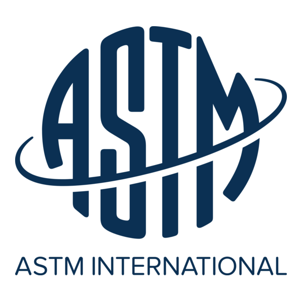 ASTM International logo in a blue circle, with the letters