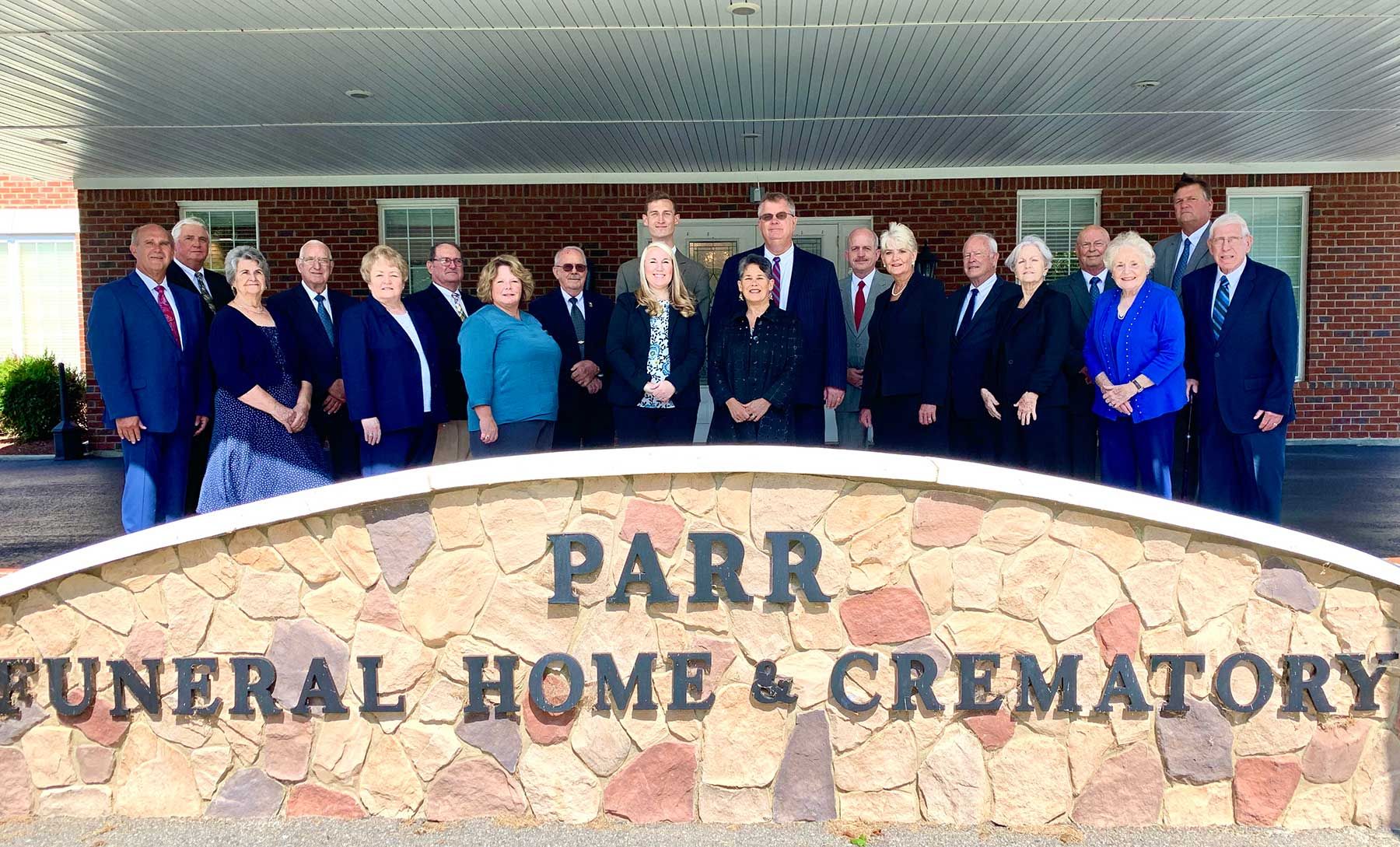 Entire Staff of Parr Funeral Home & Crematory