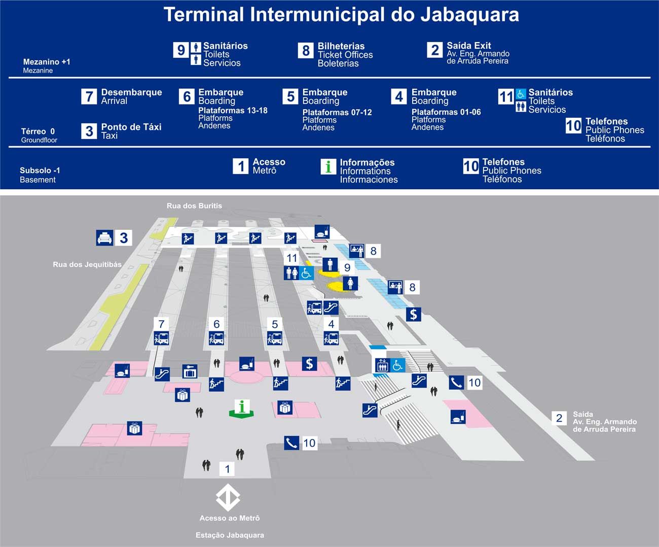 Planta do terminal de João Pessoa
