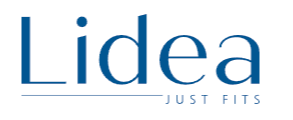 A logo for a company called lidea just fits