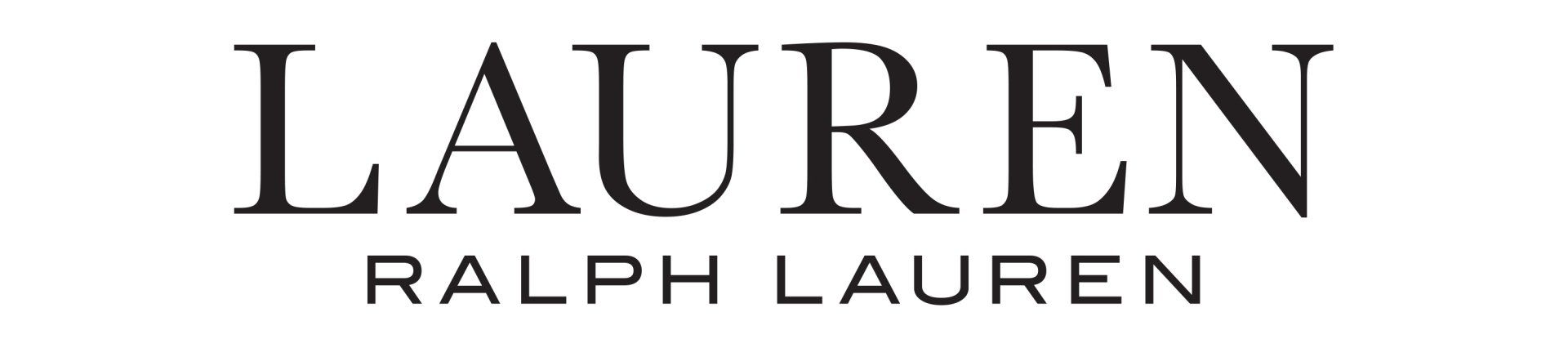 A black and white logo for lauren ralph lauren