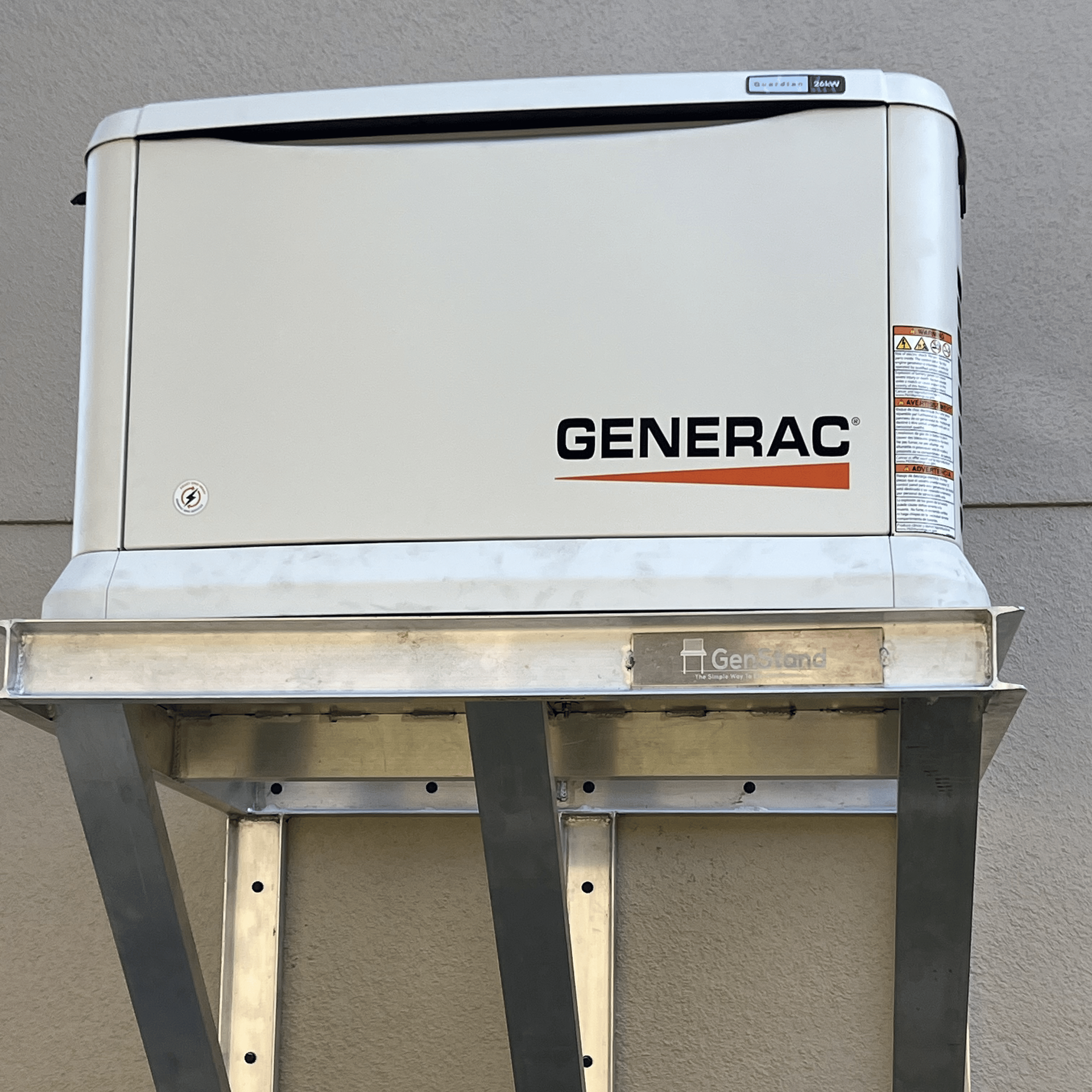 Full-home Generac Generator recently installed by Faulkner Electric