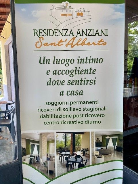 volantino della Residenza Anziani Sant'Alberto a Pavia
