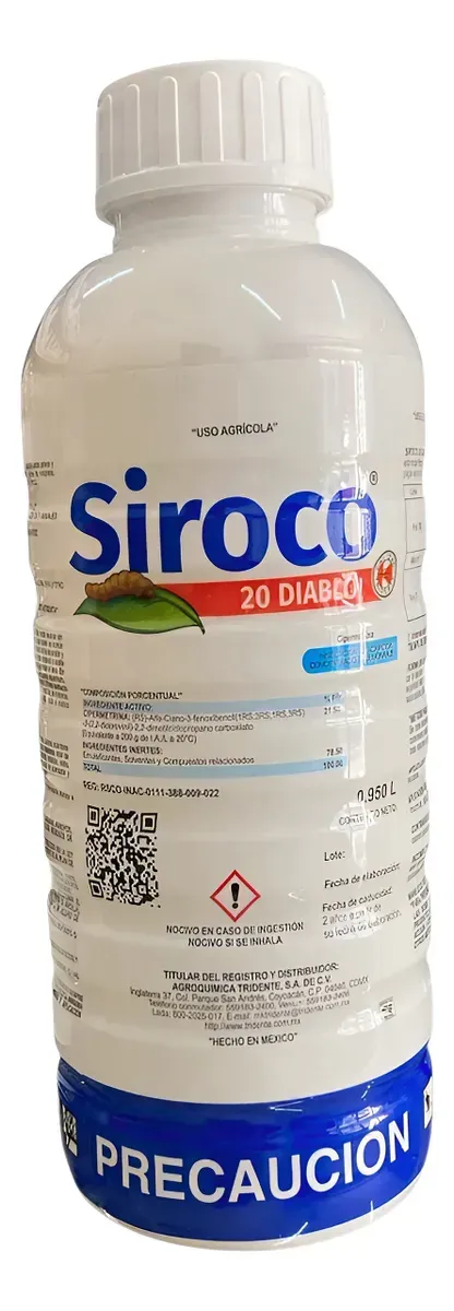 Siroco Cipermetrina Agrícola para protección de cultivos