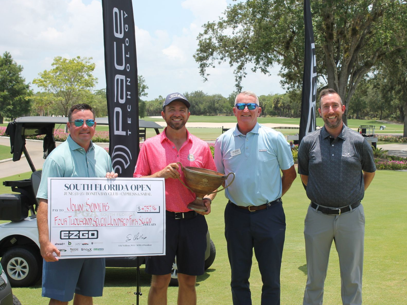 その他 BAISE GOLF GETAWAY SwingStep John Somers and Justin Hicks win the 2026 E-Z-GO South Florida Open