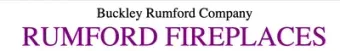Buckley Rumford Company logo with purple “RUMFORD FIREPLACES” text on a white background