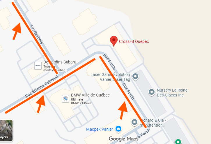 carte de parcours Gatineau 2025