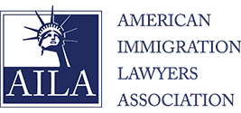 The logo for the american immigration lawyers association.