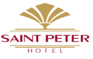 O logotipo do hotel saint peter
