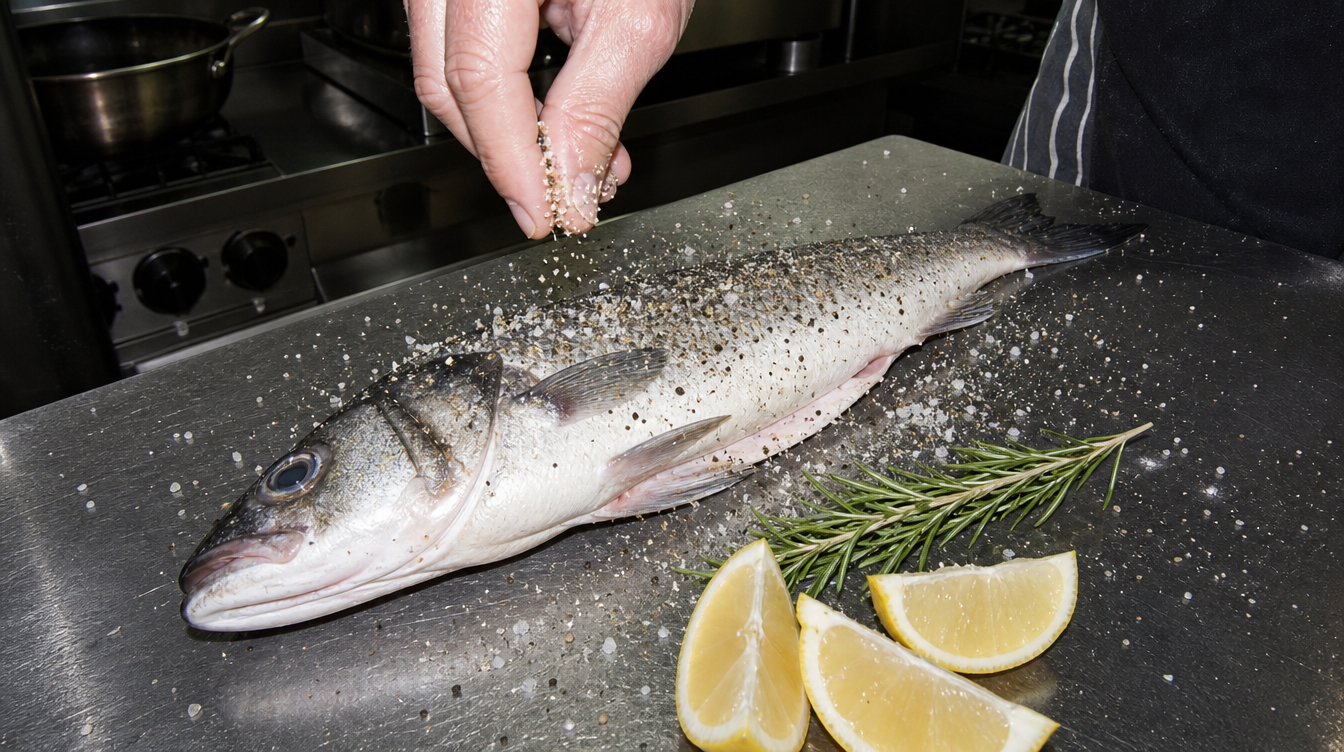 eating seabass holcombe market thompsons seafood fish tottenham fresh local fishmongers n17