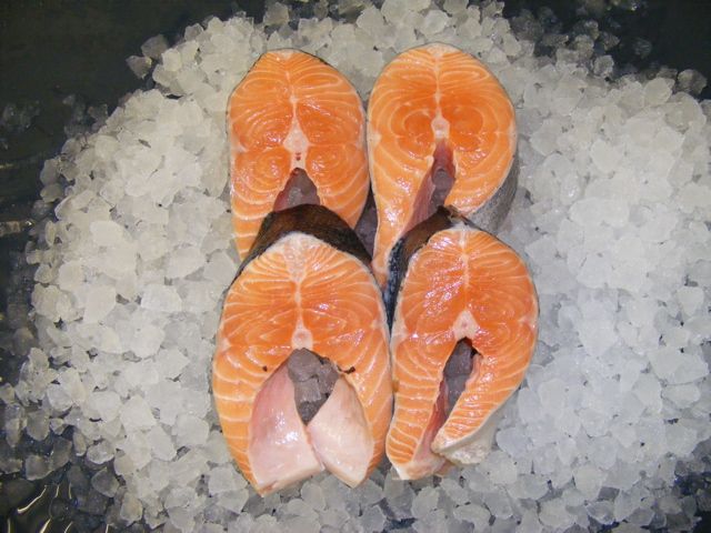 salmon on ice holcombe market thompsons seafood fish tottenham fresh local fishmongers n17