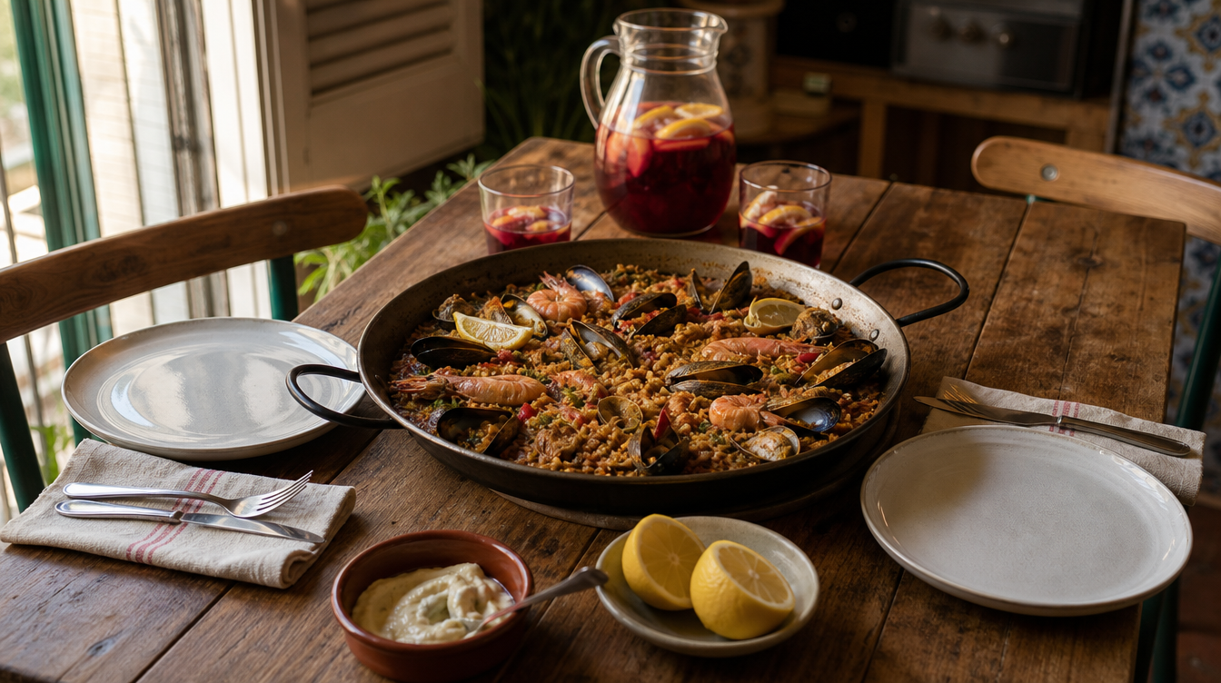 mediterranean seafood paella holcombe market thompsons seafood fish tottenham fresh local fishmongers n17