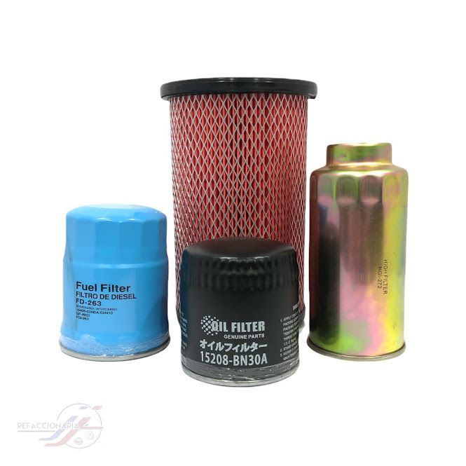 Kit Filtro Aceite Aire Diesel D22 NP300 2.5 Diesel