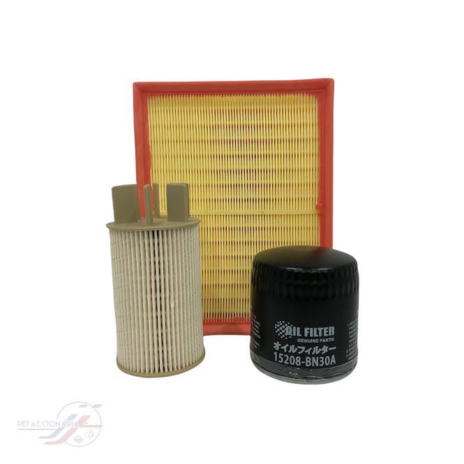 Kit Filtro Aceite Aire Diesel D23 Np300 2.5 Diesel