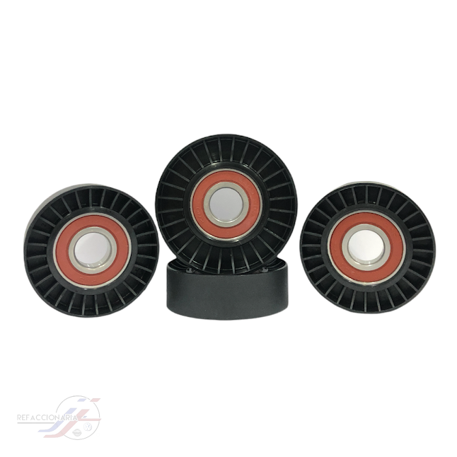 Juego De 4 Poleas Loca Vw Bora 2.5 2005-2010