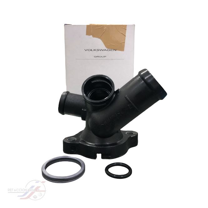Brida Toma Agua Vw Jetta Mk6 Bora 2.5lts Original C/ligas