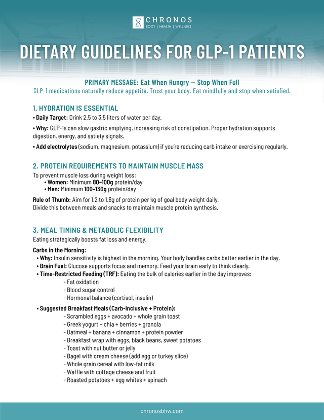 glp-1 guidelines nutrition Promoting Foods A Registered Dietitian's Guide to ada guidelines glp-1 Glucagon-Like Peptide