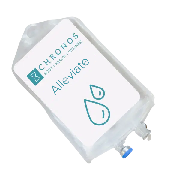 IV Hydration Therapy Drip at Chronos BHW | Alleviate to minimize bloating and abdominal discomfort
