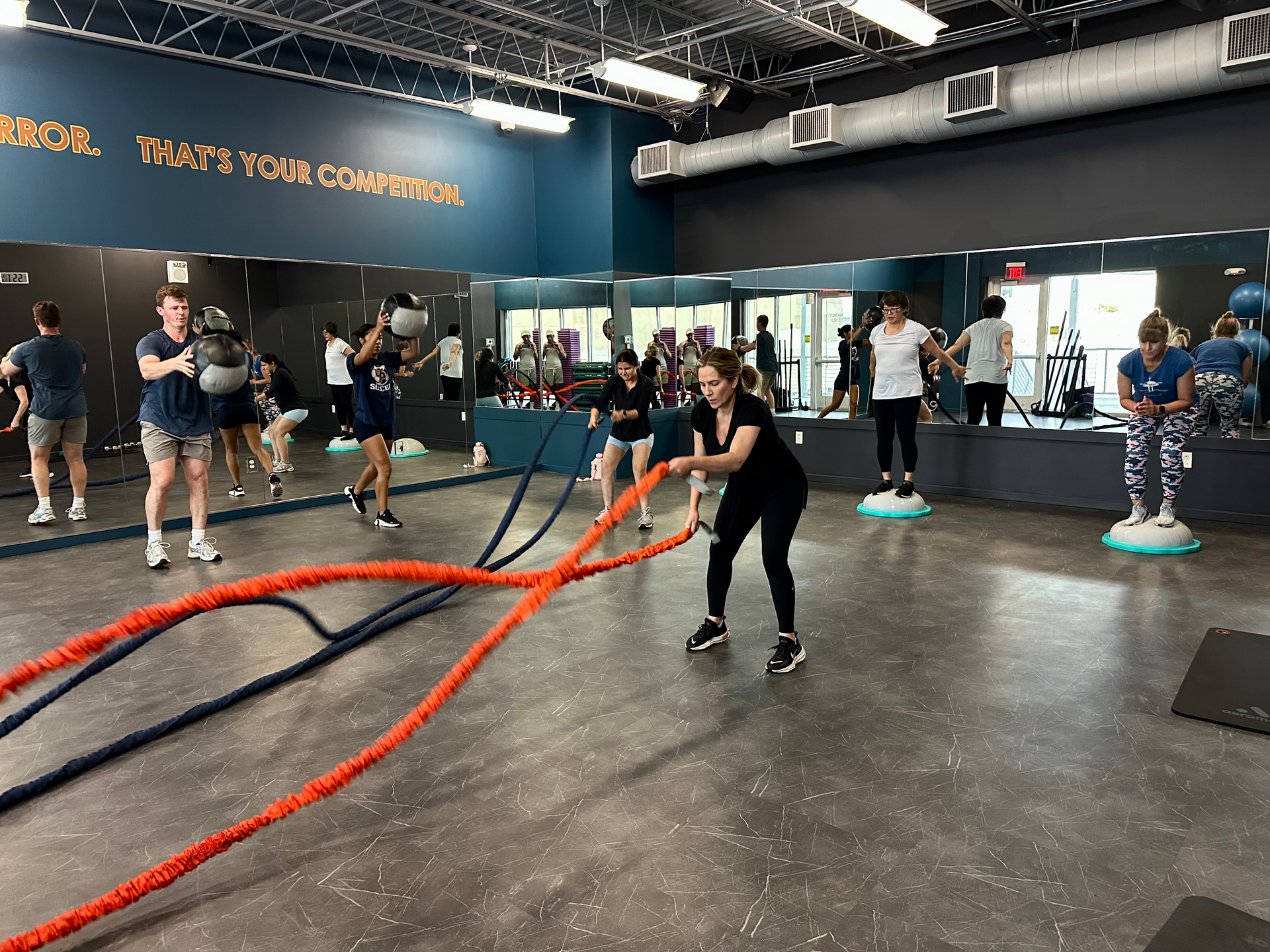 Full body group fitness class in Metairie, LA | Chronos BHW