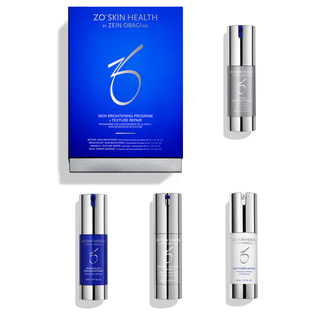 Skin brightening and texture repair medical-grade skin care product program kit | Chronos BHW | Metairie, LA