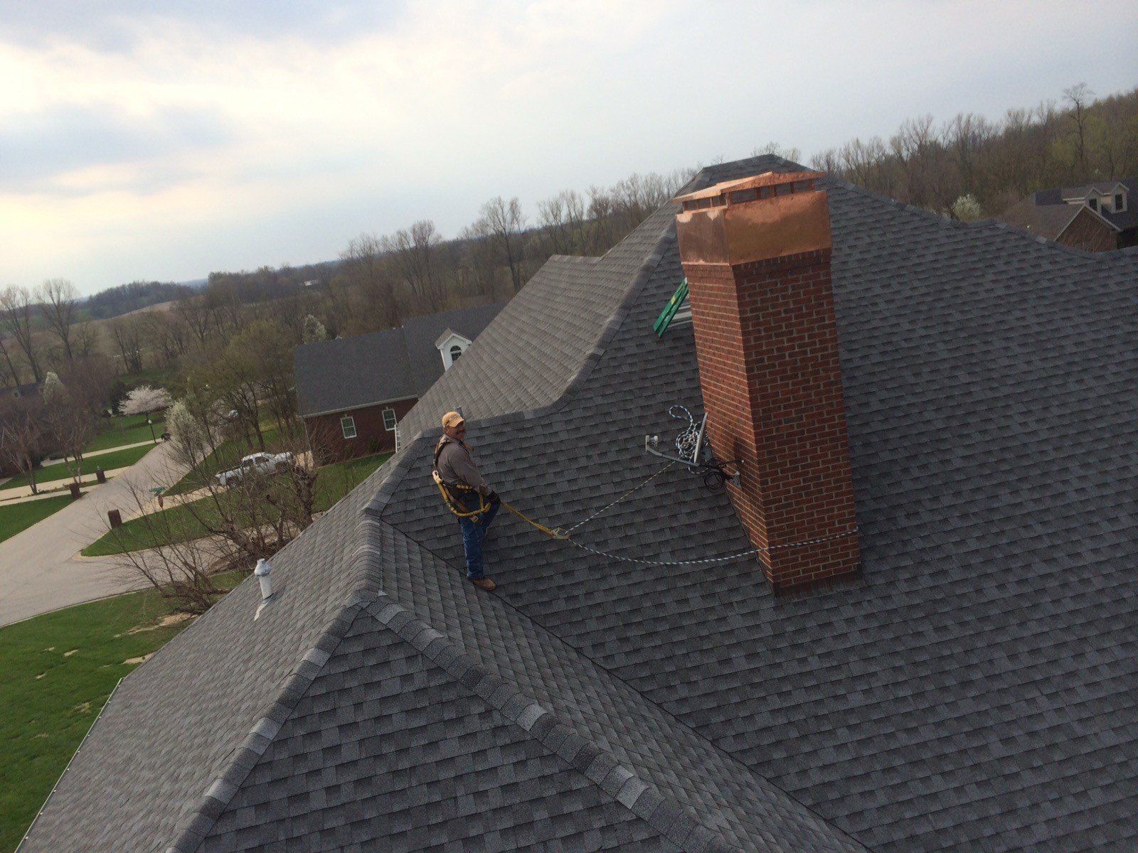 Copper Chimney Cap Fabrication and Installation — Owensboro, KY — Hagerman Plumbing & Heating