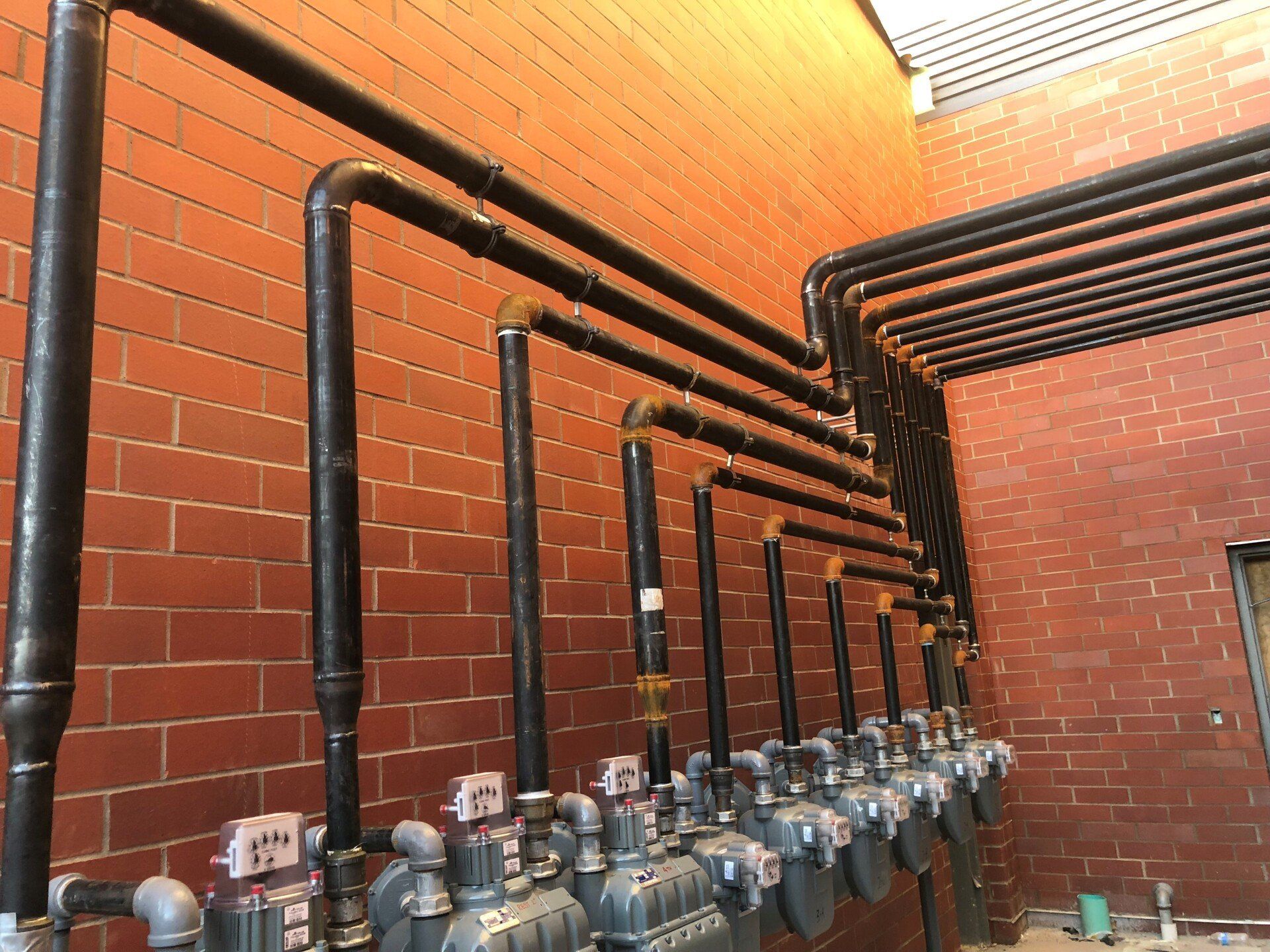 Gas Piping at the Enclave — Owensboro, KY — Hagerman Plumbing & Heating