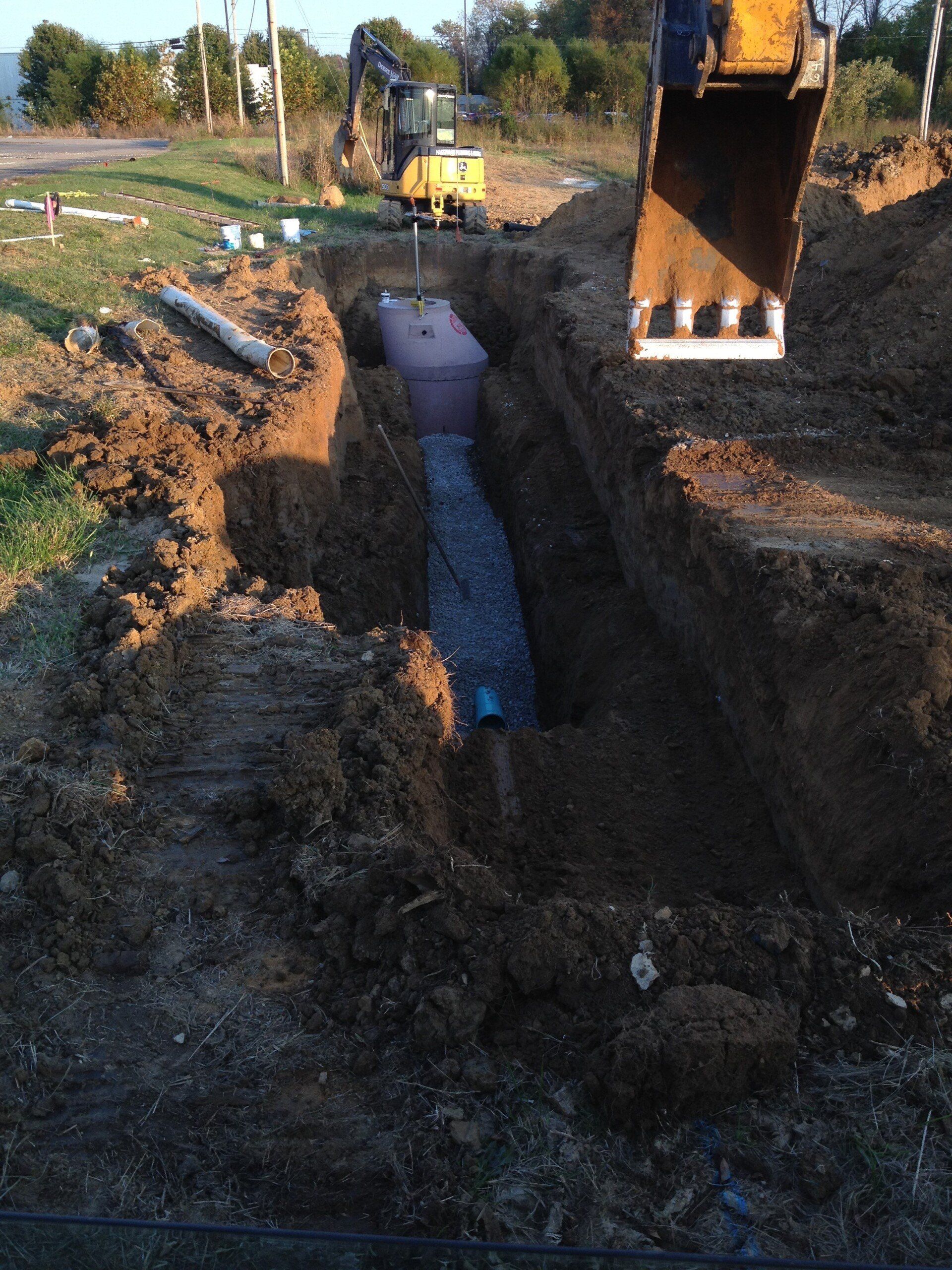 Sewer Extension for TSC — Owensboro, KY — Hagerman Plumbing & Heating