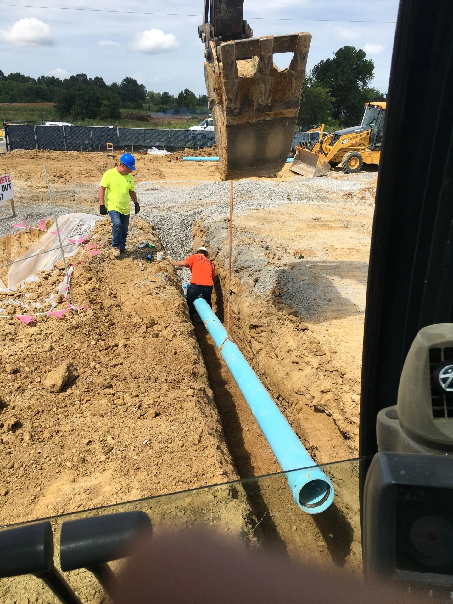 Water Main Installation — Hagerman Plumbing & Heating