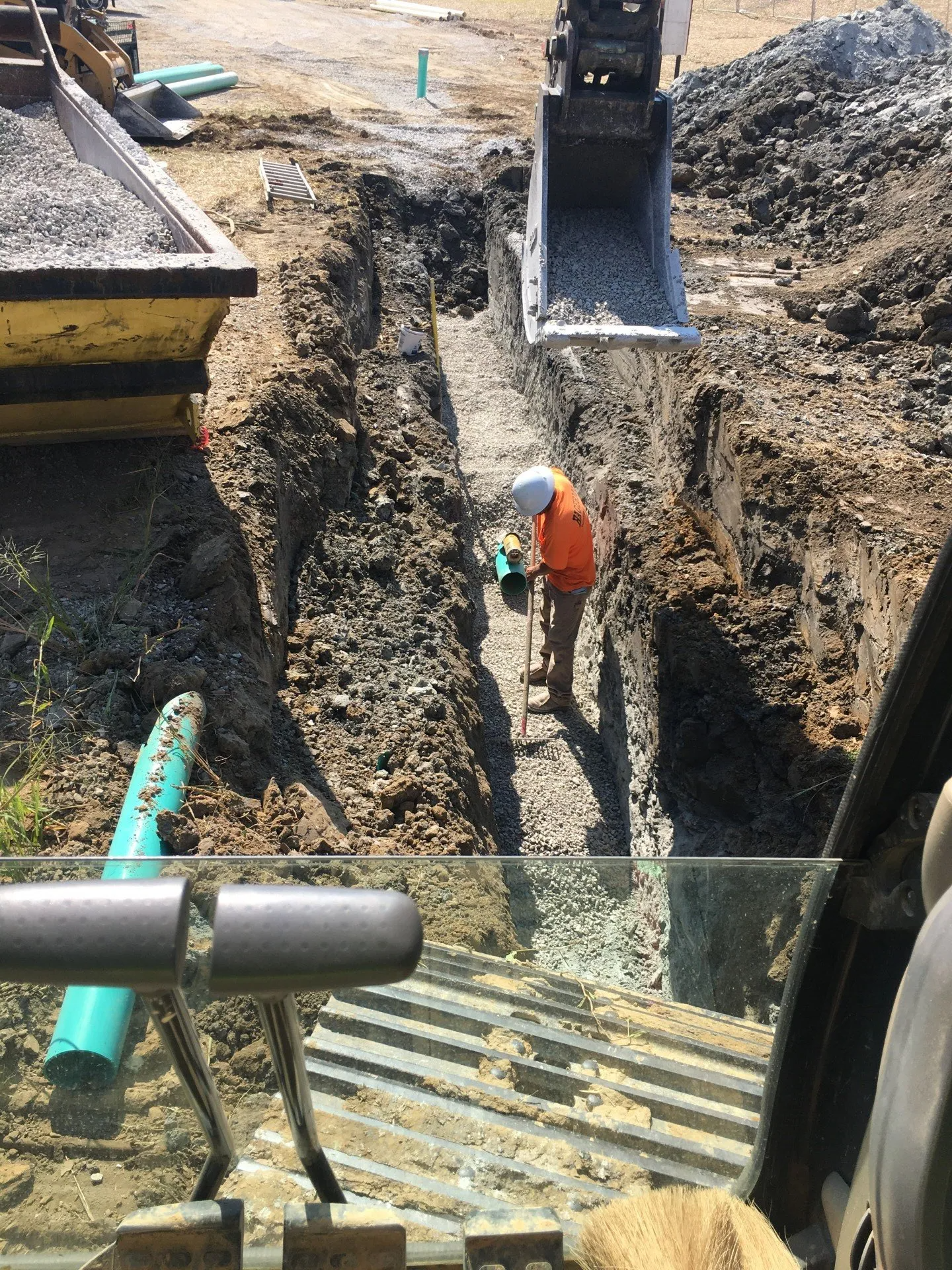 Sewer Installation at Marriott Hotel — Owensboro, KY — Hagerman Plumbing & Heating