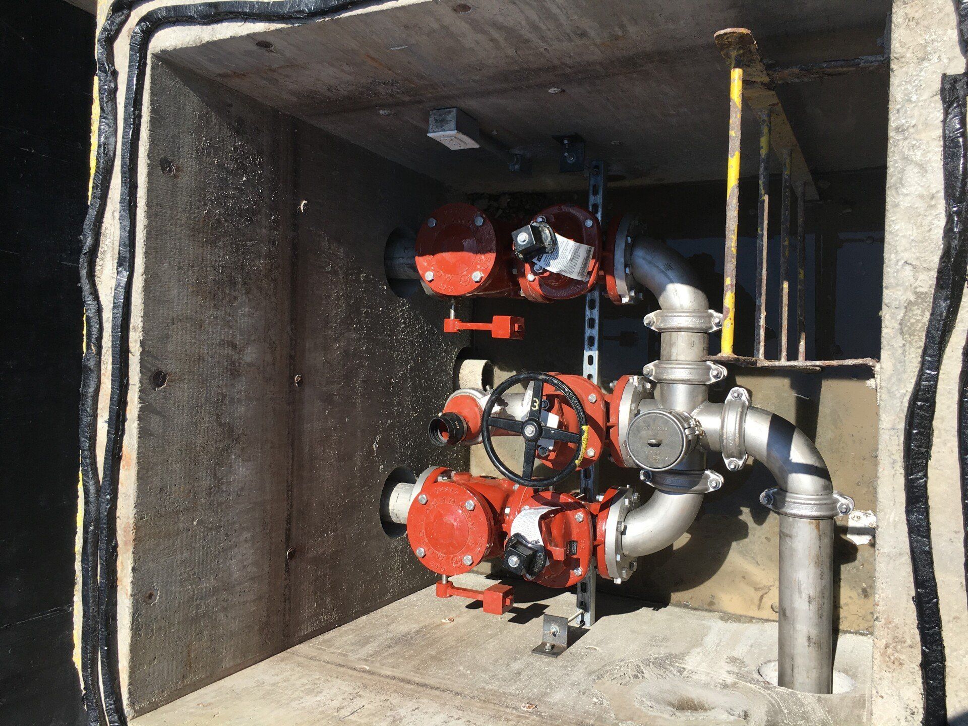 Valve Vault and Stainless Steel Victaulic Piping — Owensboro, KY — Hagerman Plumbing & Heating