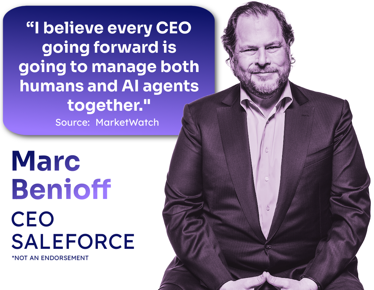 AI Agent quote from CEO of Salesforce