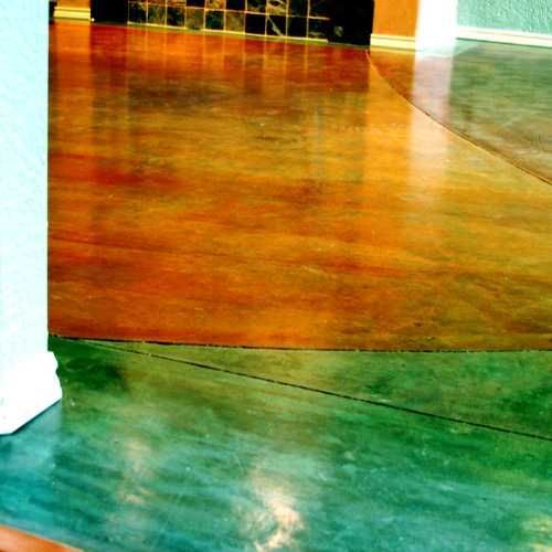 dyed concrete flooring installation dallas texas