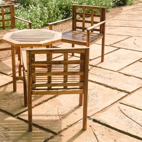 best custom decorative concrete design service company dallas texas