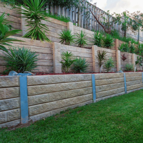 cheap concrete retaining wall install dallas texas