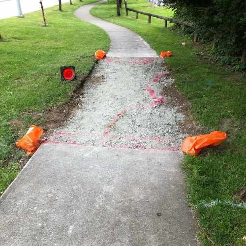 sidewalk concrete repairs dallas texas