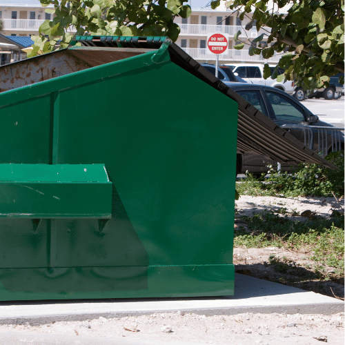 best concrete trash pad pouring contractor near me