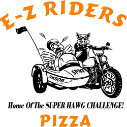 Go to homepage Logo for E-Z Riders Pizza. Link to homepage.