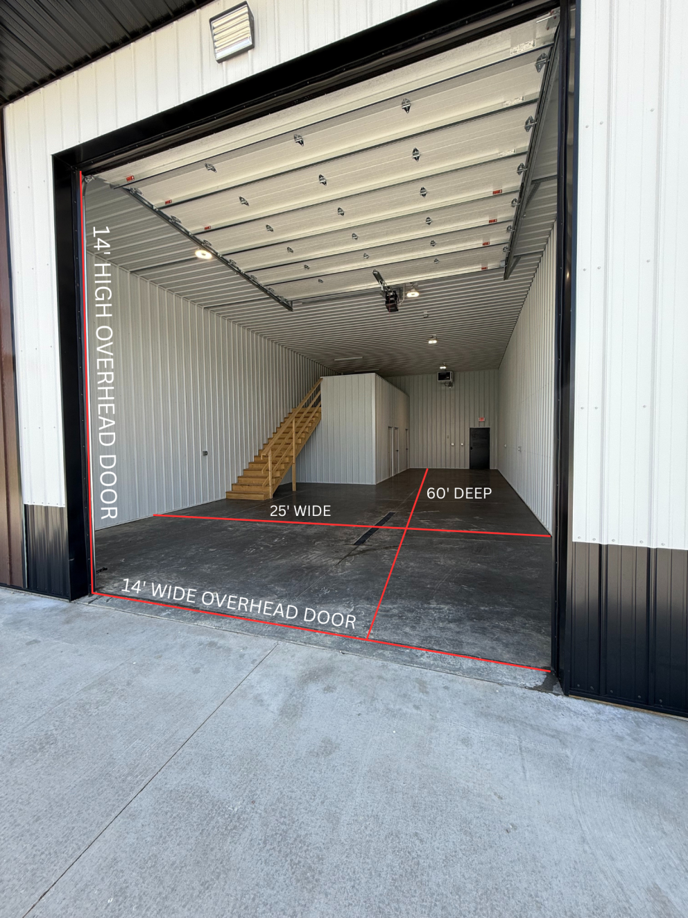 25x60' Contractor Shop in Hartford, SD