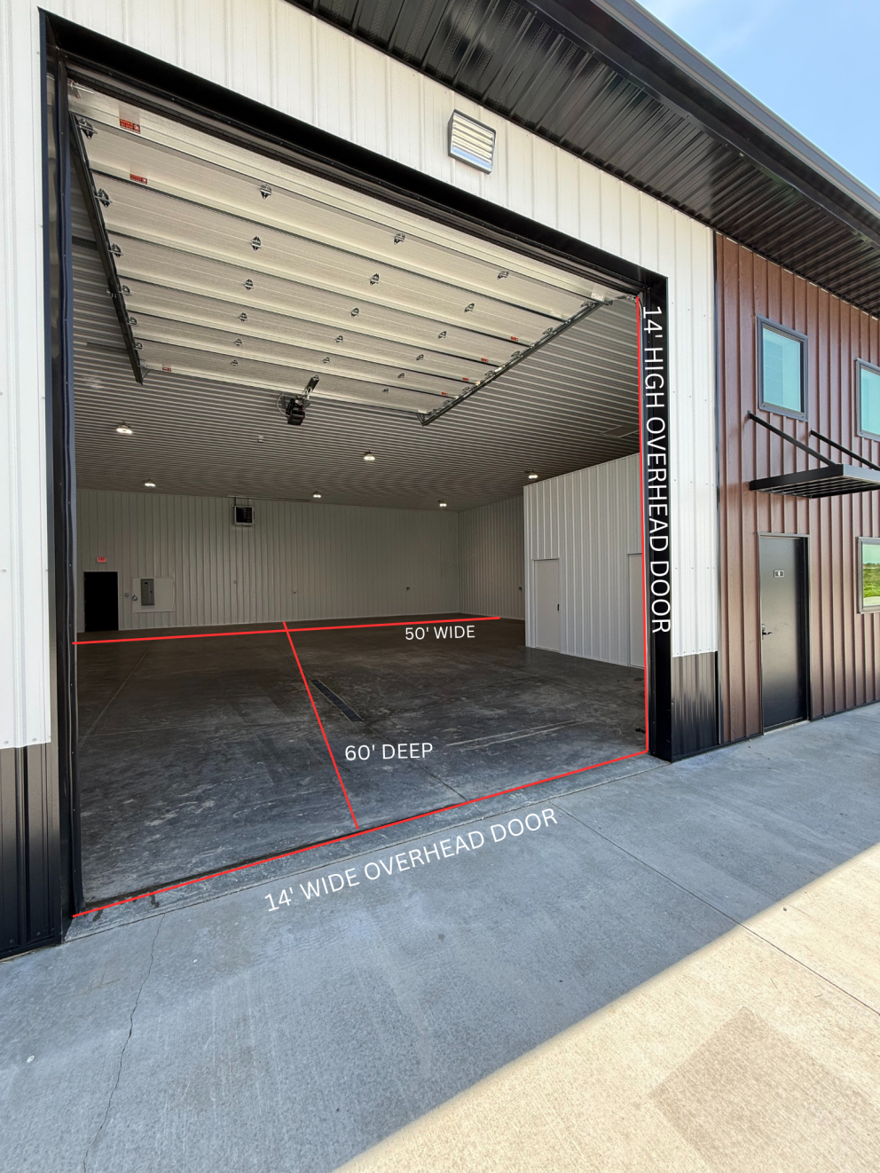 50x60' Contractor Shop in Hartford, SD