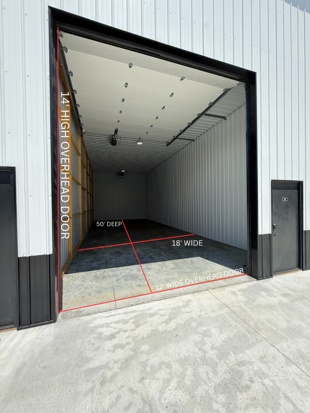 18x50' Heated Storage Unit in Hartford, SD